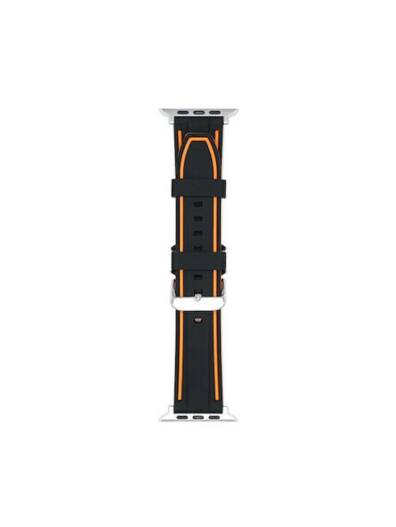 Λουράκι Beline Strap Apple Watch Silicone 42/44/45/49mm Orange / Black