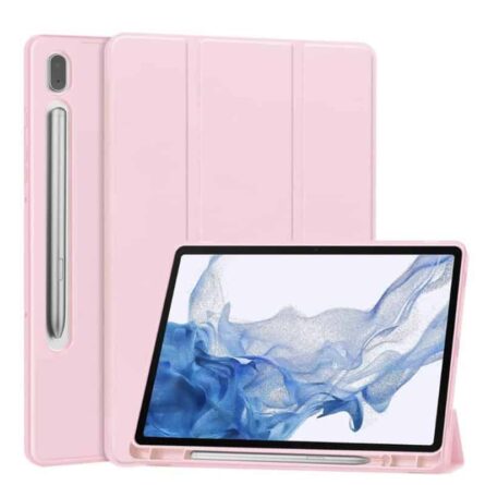 Θήκη Tablet Techsuit Flex Trifold (with Pencil Holder) for iPad 10 (2022) 10.9 / 11 (2025) Pink