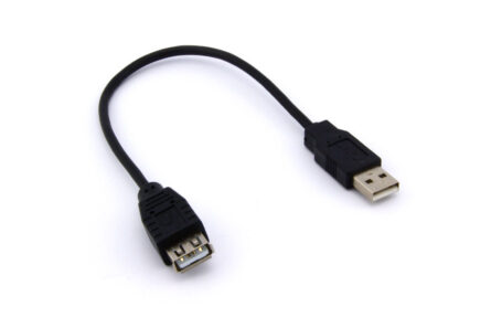 USB 2.0 HI-SSpeed Extension Charging Cable 0.3m Goobay