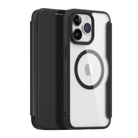 Θήκη κινητού Dux Ducis Skin X Pro Book MagSafe for iPhone 15 Pro Max Black