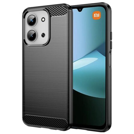 Θήκη κινητού Techsuit Carbon Silicone for Xiaomi Redmi 15C 4G / Redmi 15C 5G Black
