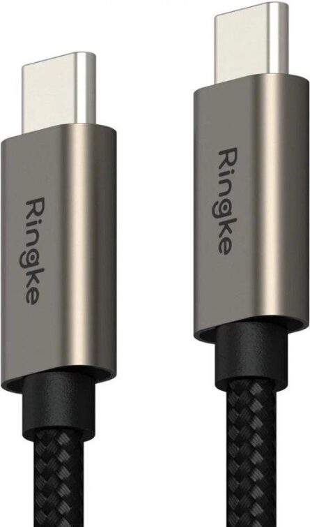 Ringke Fast Charging Basic USB-C to USB-C Cable 20V/3A, 60W PD 3.0, PPS 480Mbps 0.5M Black