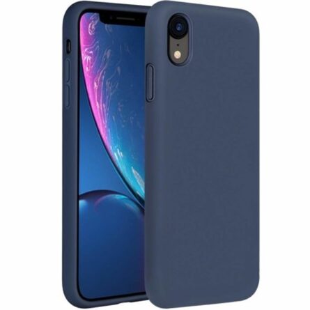 Θήκη κινητού Silicone  Soft Flexible Cove for iPhone XR Dark Blue