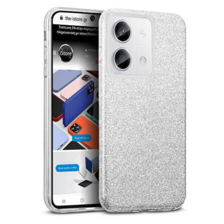 Θήκη Κινητού Forcell Shinning for Xiaomi Redmi Note 13 Pro 5G TPU Silver