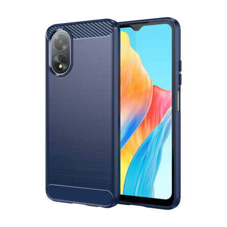 Θήκη κινητού Techsuit Carbon Silicone for Oppo A38 / A18 Blue