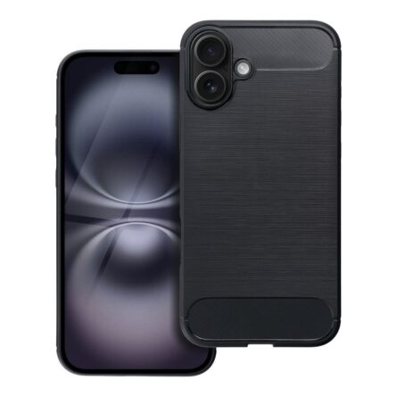 Θήκη κινητού Forcell Carbon for iPhone 16 Plus Black
