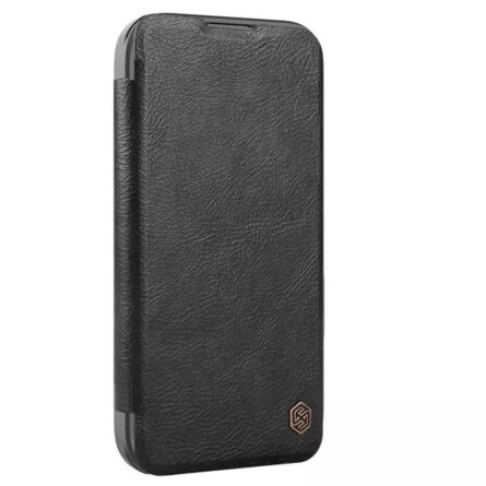 Θήκη κινητού Nillkin Qin Prop Leather for iPhone 16 Black