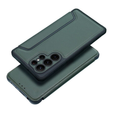 Θήκη κινητού Forcell Razor Book for Samsung S24 Ultra Dark Green
