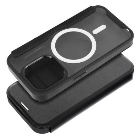 Θήκη κινητού Forcell Smart Mag Book with MagSafe for iPhone 15 Pro Black