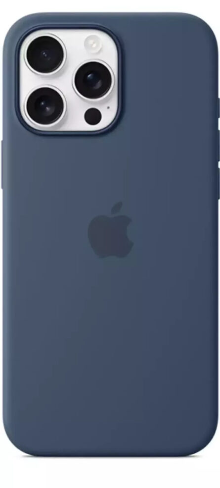 Θήκη κινητού Apple Silicone with MagSafe for iPhone 16 Pro Max Denim