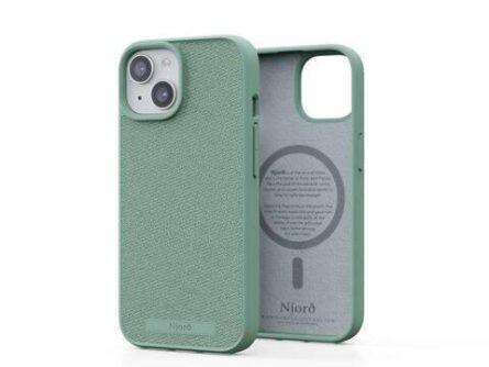 Θήκη κινητού Njord "Fabric MagSafe" Cover for Apple iPhone 15 Pro Max Turquoise