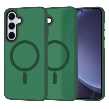 Θήκη κινητού Techsuit HaloFrost MagSafe Series for Samsung Galaxy S25 Plus Midnight Green