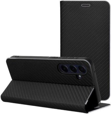 Θήκη κινητού Forcell Luna Book Carbon for Samsung Galaxy A26 5G Black