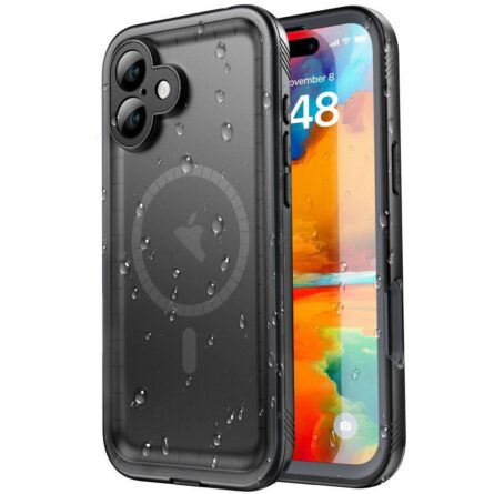 Θήκη κινητού ShellBox Waterproof IP68 for Apple iPhone 16 Black
