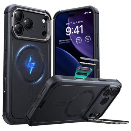 Θήκη κινητού ESR Cyber Kickstand MagSafe for iPhone 17 Pro Max / iPhone 18 Pro Max Black