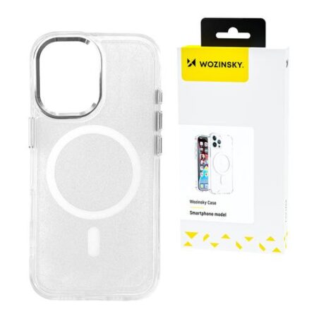 Θήκη κινητού Wozinsky Glitter with Mag Safe for Samsung Galaxy S25 Ultra Clear with Glitter