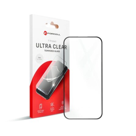 Προστασία οθόνης κινητού Forcell Tempered glass for Xiaomi Redmi 13C Ultra Clear Glass black
