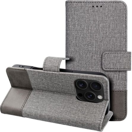 Θήκη κινητού Forcell Gomma Book for iPhone 17 Pro Max / 18 Pro Max Grey