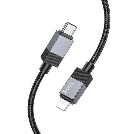 Hoco Cable USB C to Lightning PD 27W 1m X110 Black