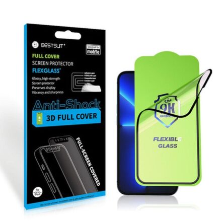 Προστασία οθόνης κινητού Bestsuit Flexible Hybrid Glass 5D for Xiaomi 15 Black