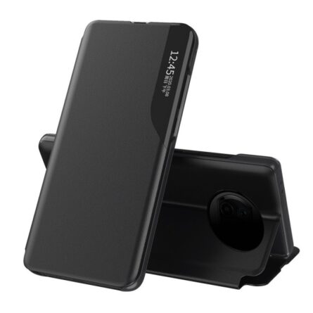 Θήκη κινητού Eco Leather Clear View For Xiaomi Redmi Note 9T 5G black