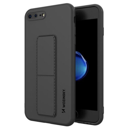 Θήκη κινητού Wozinsky Kickstand  flexible Silicone Cover With a Stand For iPhone 6S Plus / iPhone 6 Plus black