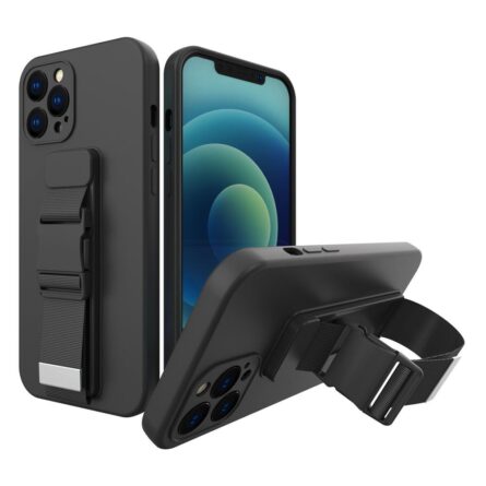 Θήκη κινητού Oem Rope  For Apple iPhone XS Max Tpu Black With Lanyard