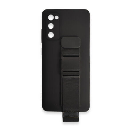 Θήκη κινητού Rope  gel TPU airbag  cover with lanyard for Samsung Galaxy S20 black