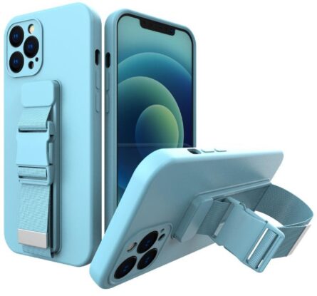 Θήκη Κινητού Hurtel Rope Series for Samsung Galaxy A50/A50S/A30S TPU Blue With Lanyard