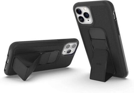 Θήκη κινητού Clckr Grip Phone Holder with Ring Saffiano For iPhone 11 Pro Black