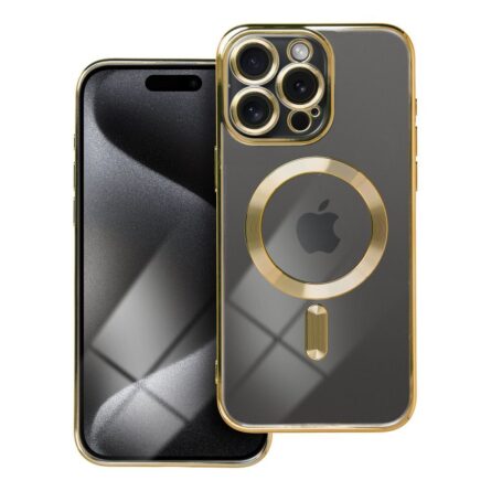 Θήκη κινητού Forcell Electro Mag Cover Compatible with MagSafe for iPhone 15 Pro Gold