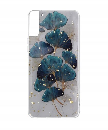 Θήκη κινητού Oem Gold Glam for Samsung Galaxy S21 FE Leaves
