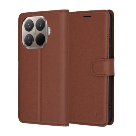 Θήκη κινητού Techsuit Leather Folio for Xiaomi 15T Pro Brown
