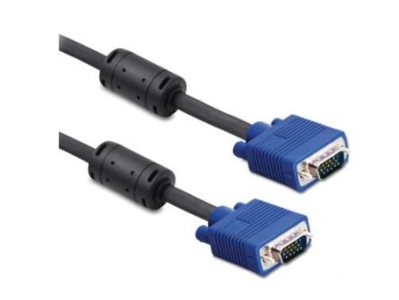 Καλώδιο VGA HD σε VGA HD POWERTECH 15 CAB-G004 2x Ferrites Black 10m