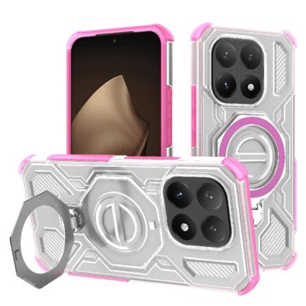 Θήκη κινητού Techsuit Carbon Shield PRO for Xiaomi 15T Pink Transparent