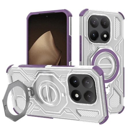 Θήκη κινητού Techsuit Carbon Shield PRO for Xiaomi 15T Purple Transparent