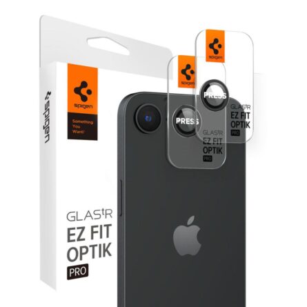 Προστασία Κάμερας Spigen Optik.tR EZ Fit Pro Camera Glass (2 pack) for iPhone 16e Black