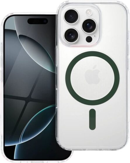 Θήκη κινητού Forcell Drop Glue Colorful Ring Mag Cover Compatible with MagSafe for Samsung A17 Dark Green