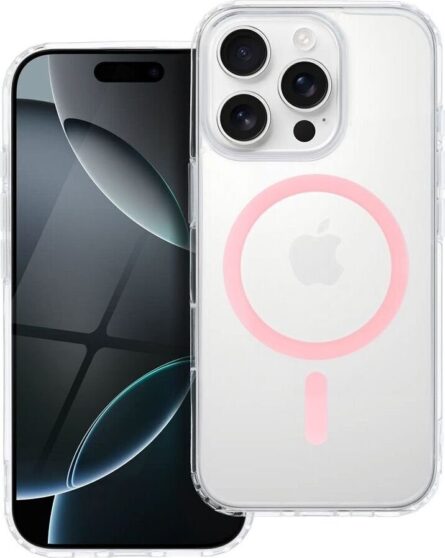 Θήκη κινητού Forcell Drop Glue Colorful Ring Mag Cover Compatible with MagSafe for Samsung A17 Pink