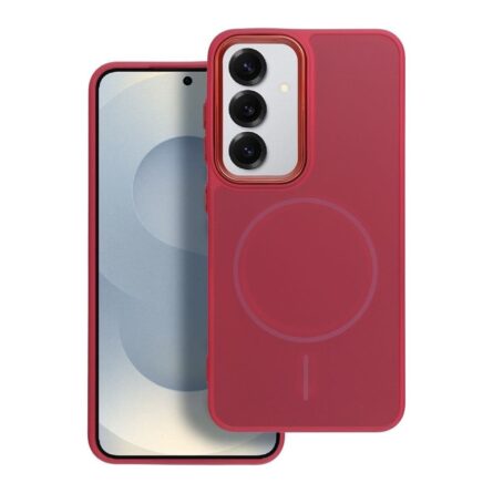 Θήκη κινητού Forcell Frame Mag Cover Compatible with MagSafe for Samsung A17/ A18 Magenta