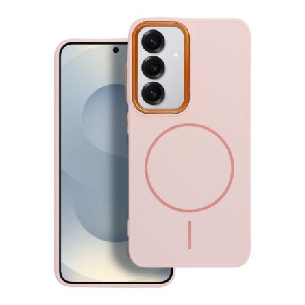 Θήκη κινητού Forcell Frame Mag Cover Compatible with MagSafe for Samsung A17/A18  Powder Pink