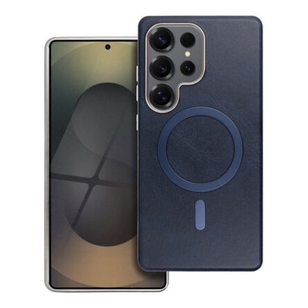 Θήκη κινητού Forcell Gentleman Mag Cover Compatible with MagSafe for Samsung A17 Navy Blue