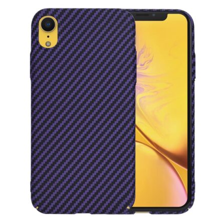 Θήκη κινητού Techsuit Carbonite FiberShell for iPhone XR Purple