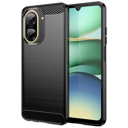Θήκη κινητού Techsuit Carbon Silicone for Xiaomi Redmi A5 4G (Standard) Black