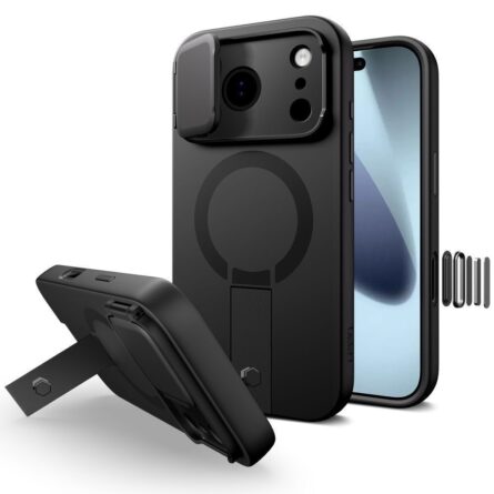 Θήκη κινητού Tech-Protect Kevlar Aura MagSafe for iPhone 17 Pro Max / 18 Pro Max Black
