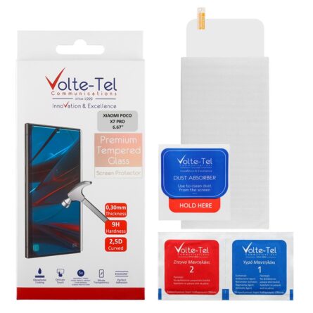 Προστασία Οθόνης Κινητού Volte-Tel Tempered Glass for Xiaomi Poco X7 Pro Clear