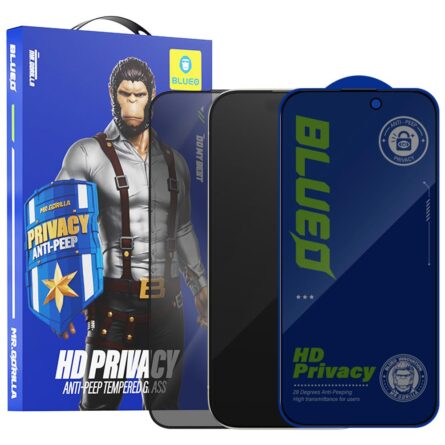 Προστασία οθόνης κινητού Blueo Anti-Peep Privacy Glass for iPhone 13 / iPhone 13 Pro / iPhone 14 / iPhone 16e Black
