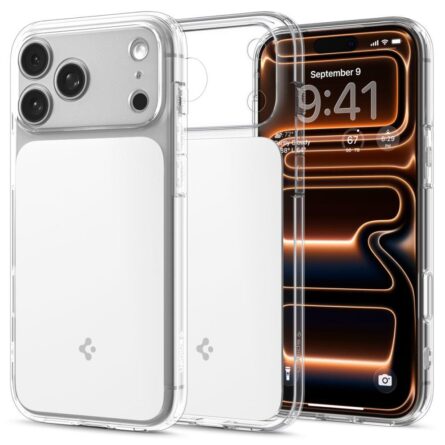 Θήκη κινητού Spigen Ultra Hybrid T MagSafe for iPhone 17 Pro Max / 18 Pro Max Clear/White