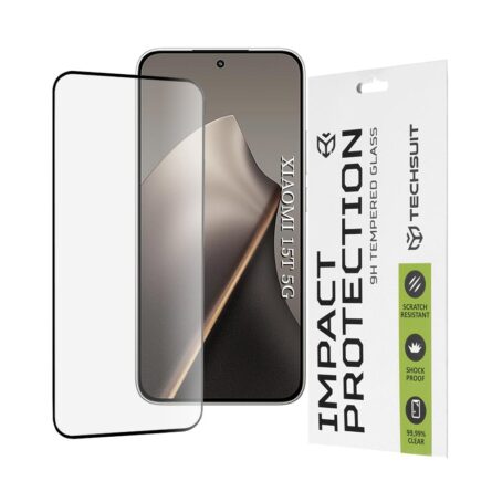 Προστασία οθόνης κινητού Techsuit 111D Full Cover / Full Glue Glass for Xiaomi 15T Black