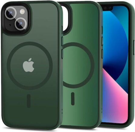 Θήκη κινητού Tech Protect Magmat Magsafe for iPhone 13 Matte Green